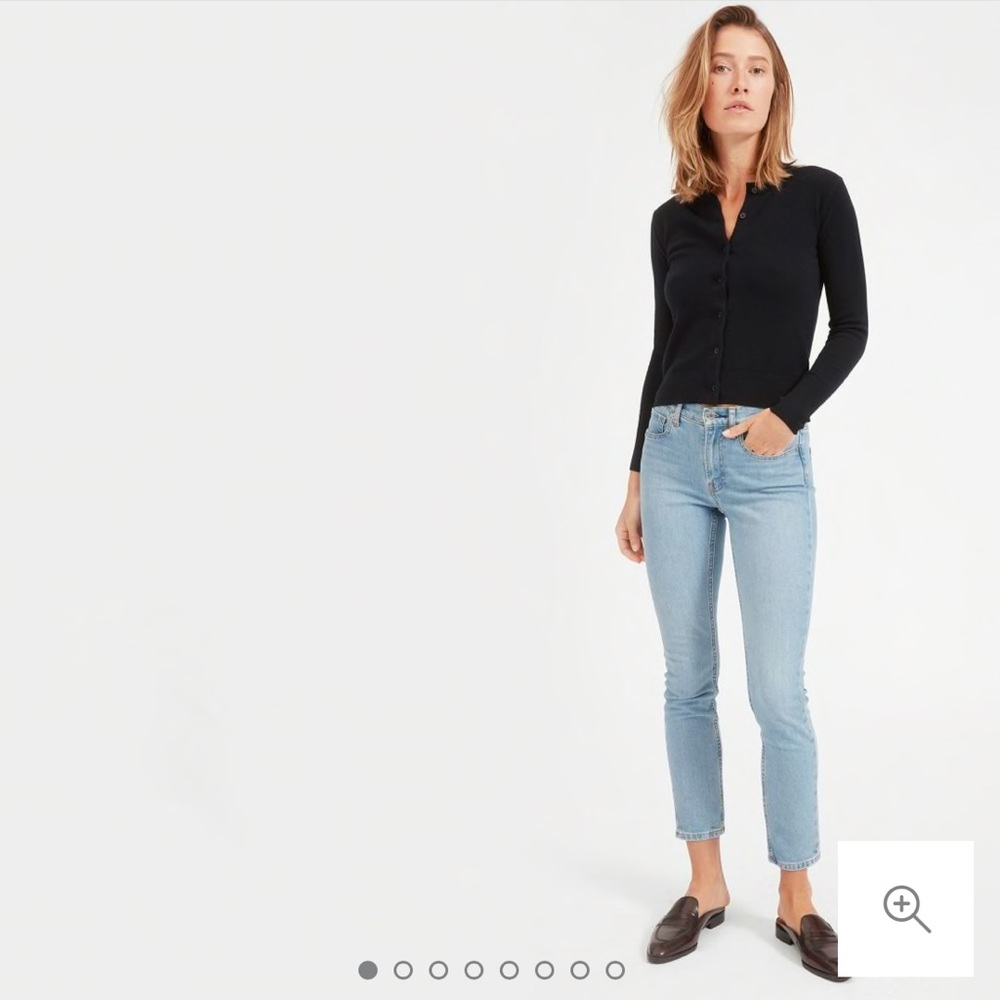 Everlane Mid-Rise Skinny Jean (Light Blue)